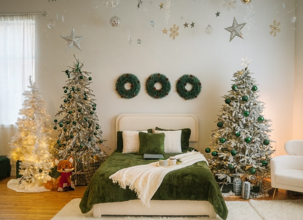 Studio setup with natural lighting